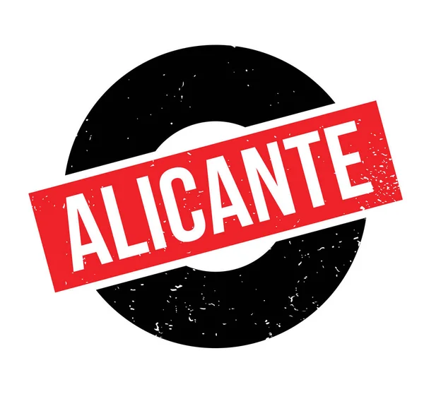 Sello de goma Alicante — Vector de stock