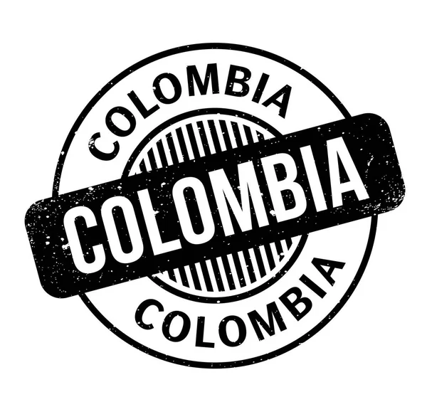 Kolumbia gumibélyegző — Stock Vector