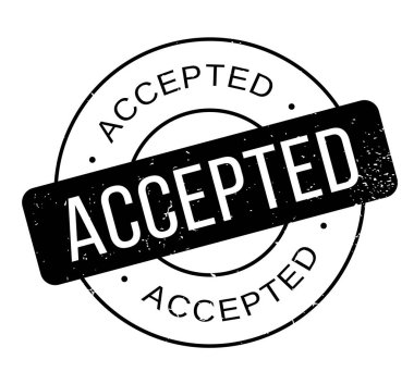 kabul edilen lastik damgası