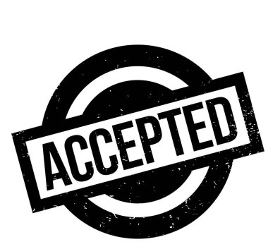 kabul edilen lastik damgası