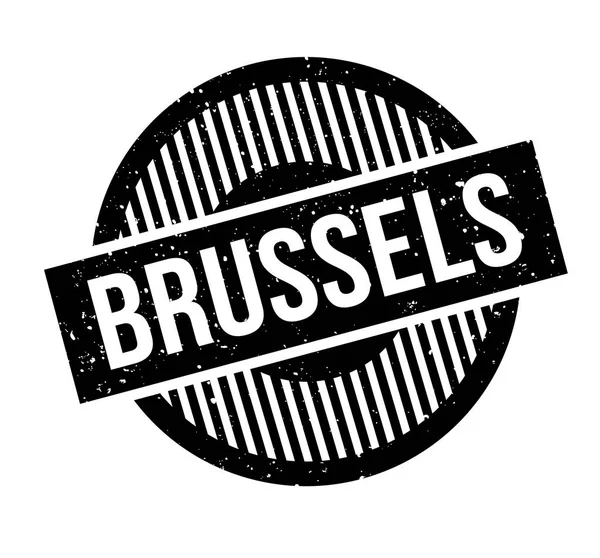 Brussel Rubberstempel — Stockvector