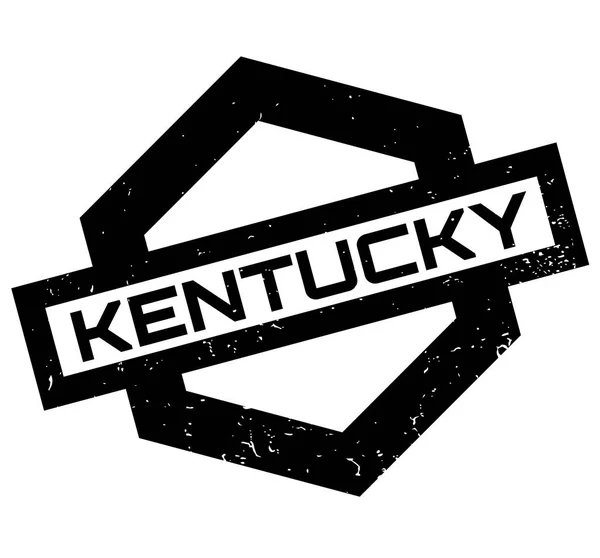 Timbre en caoutchouc du Kentucky — Image vectorielle