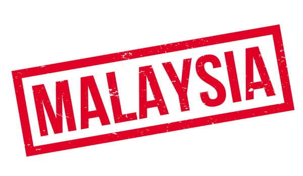 Malajzia gumibélyegző — Stock Vector