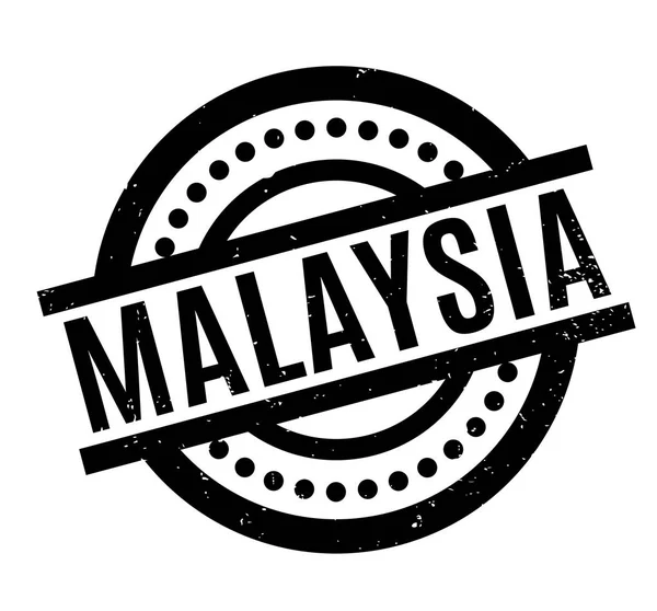 Malezya kauçuk damga — Stok Vektör
