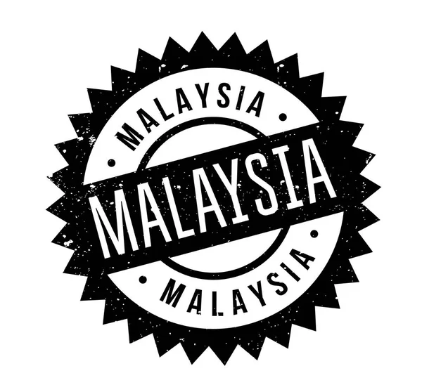 Malaysia rubber stamp — Stock Vector