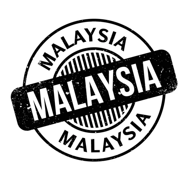 Malásia carimbo de borracha — Vetor de Stock