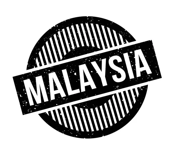 Perangko karet Malaysia - Stok Vektor
