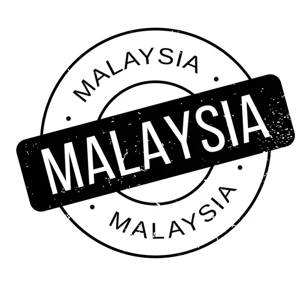 Sello de goma Malasia — Vector de stock