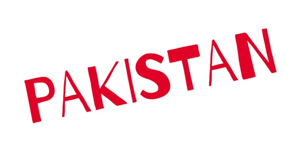 Резиновая марка Пакистана — стоковый вектор