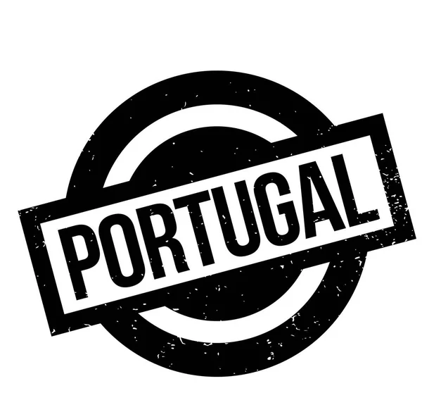 Stempel karet Portugal - Stok Vektor