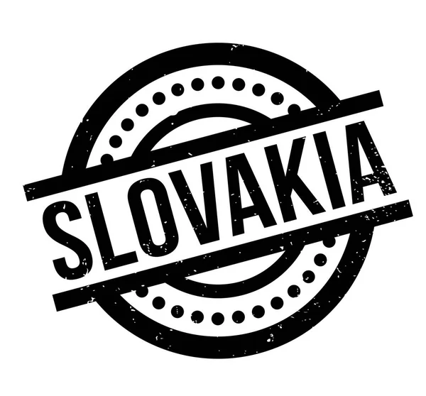 Eslovaquia Sello de goma — Vector de stock