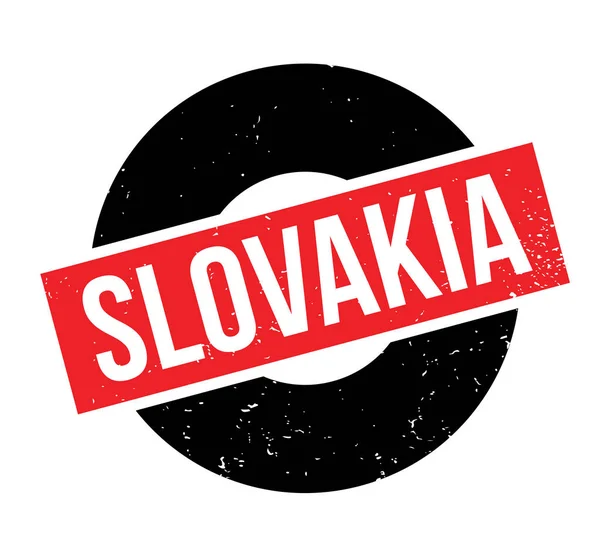 Eslovaquia Sello de goma — Vector de stock