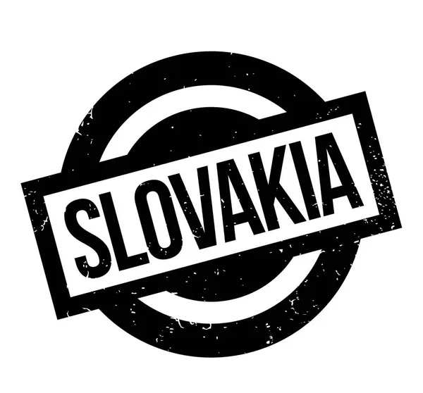 Eslovaquia Sello de goma — Vector de stock