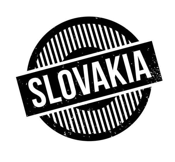 Eslovaquia Sello de goma — Vector de stock
