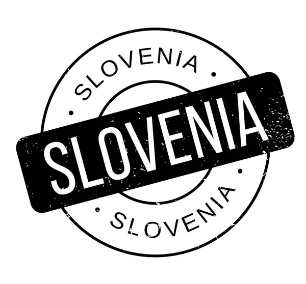 Eslovenia Sello de goma — Vector de stock