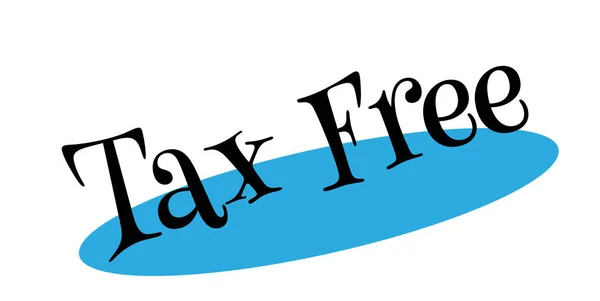 Selo de borracha livre de impostos — Vetor de Stock
