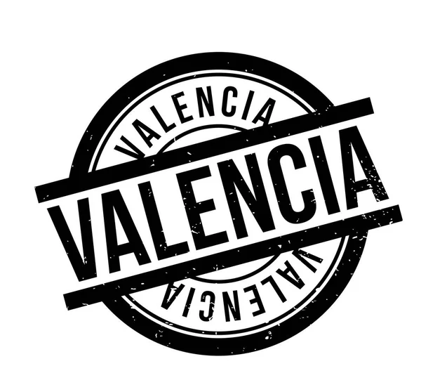 Valencia Rubberstempel — Stockvector