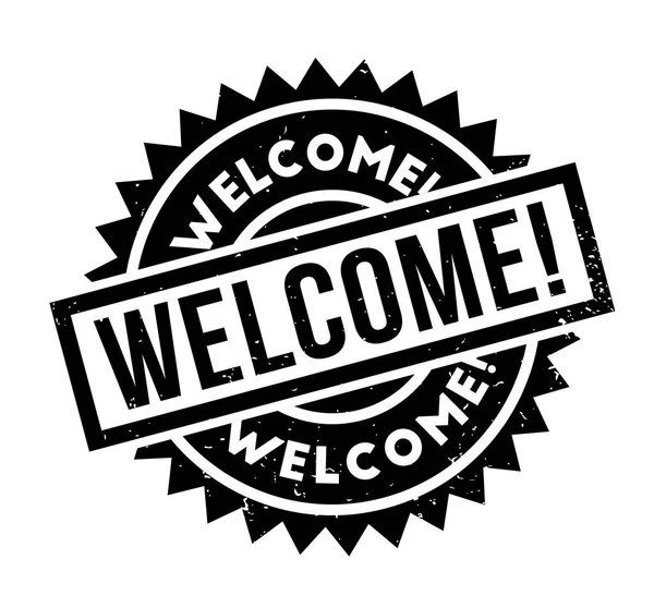 lastik damga Hoşgeldiniz