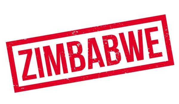 Carimbo de borracha zimbabwe —  Vetores de Stock