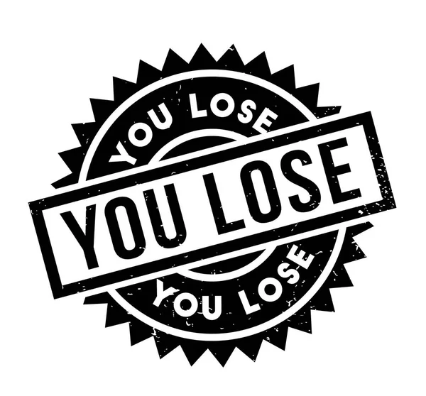 Lastik damgası kaybetmek