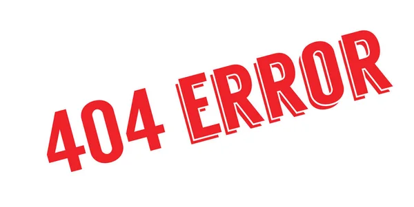404 timbro di gomma errore — Vettoriale Stock