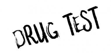 Uyuşturucu testi kauçuk damga