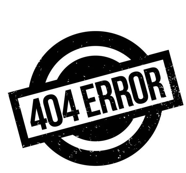 404 Fehler Gummistempel — Stockvektor