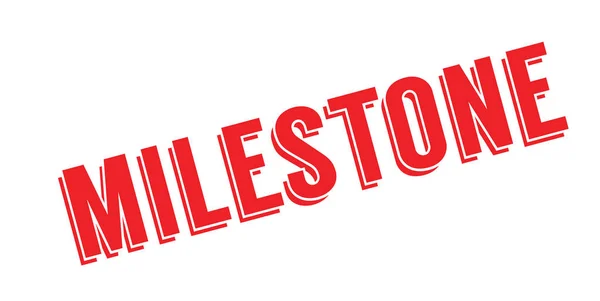 Milestone rubber stamp — Stock Vector