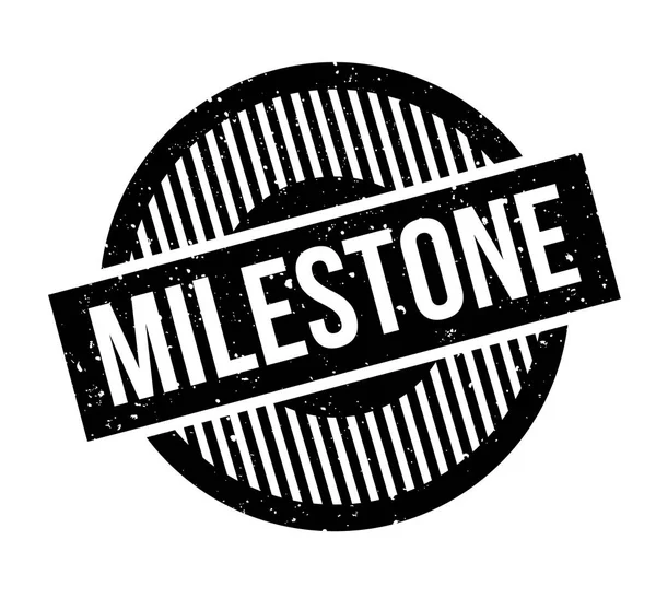 Milestone rubber stamp — Stock Vector