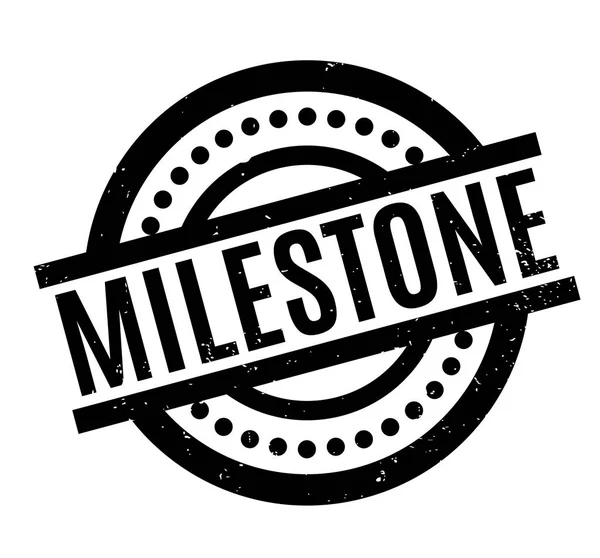 Milestone rubber stamp — Stock Vector