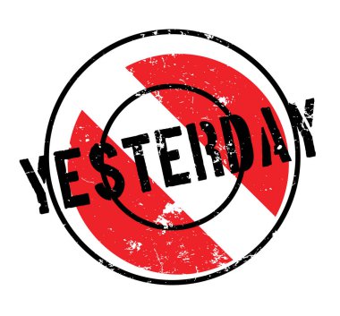 Dün lastik damgası