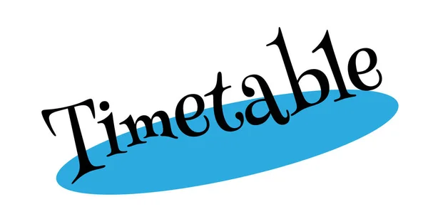 Sello de goma de horario — Vector de stock