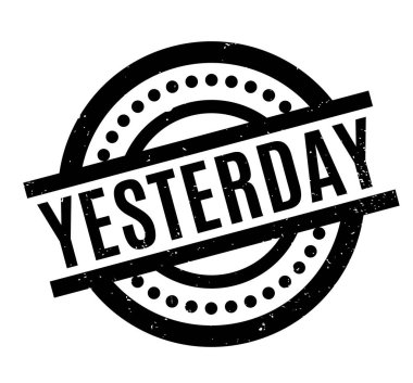 Dün lastik damgası