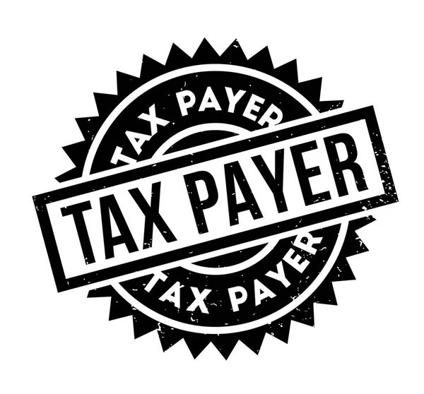 Tax Payer rubber stamp — Stock Vector