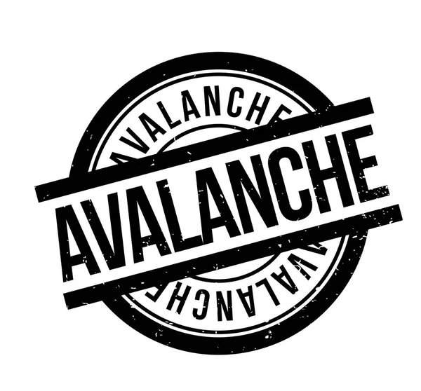 Sello de goma Avalancha — Vector de stock