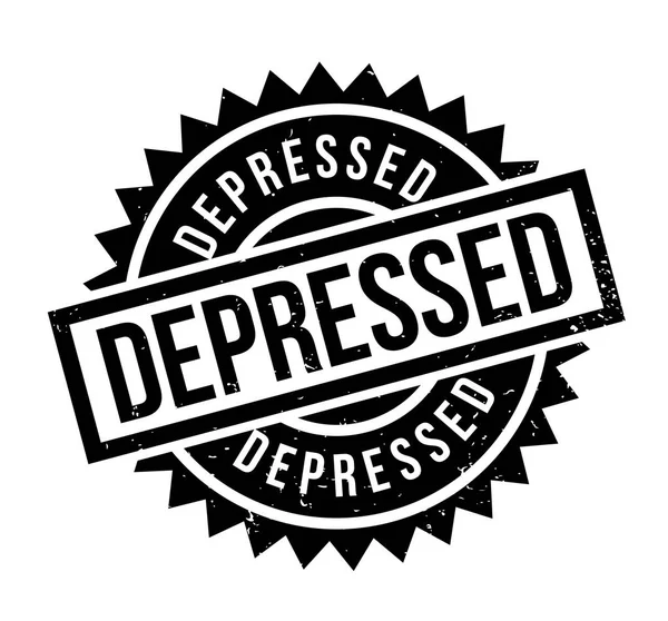 Депресія штамп — стоковий вектор