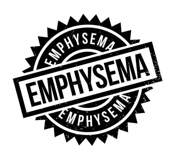 stock vector Emphysema rubber stamp