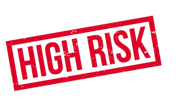 Гумова марка високого ризику — стоковий вектор