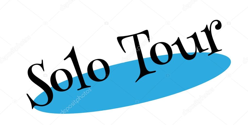 Solo Tour rubber stamp