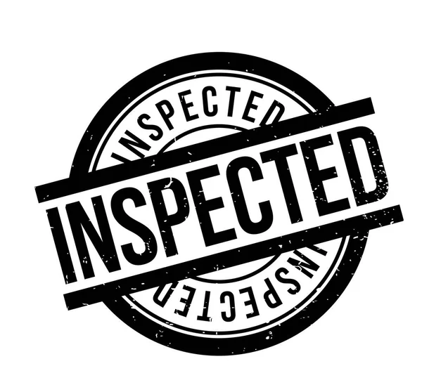 Sello de goma inspeccionado — Vector de stock