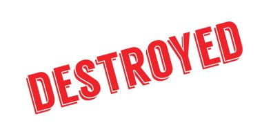 Yok edilen lastik damgası