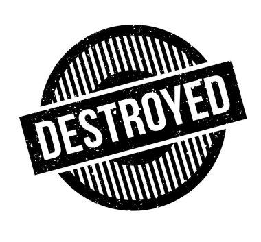 Yok edilen lastik damgası