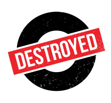 Yok edilen lastik damgası