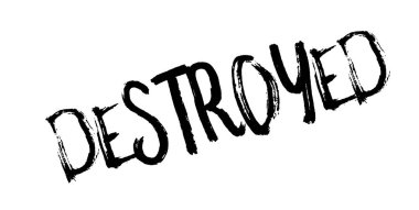 Yok edilen lastik damgası