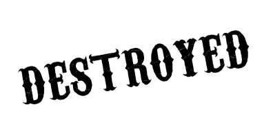 Yok edilen lastik damgası