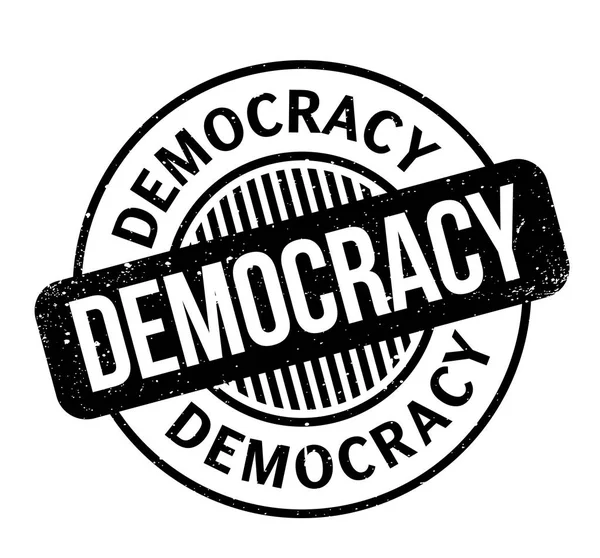民主主義のゴム印 — ストックベクタ