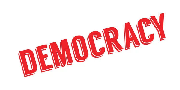 民主主義のゴム印 — ストックベクタ