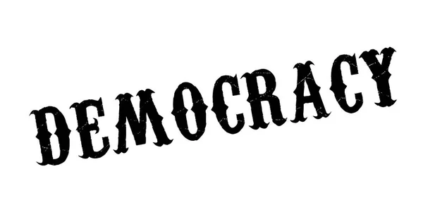 Sello de goma Democracy — Archivo Imágenes Vectoriales