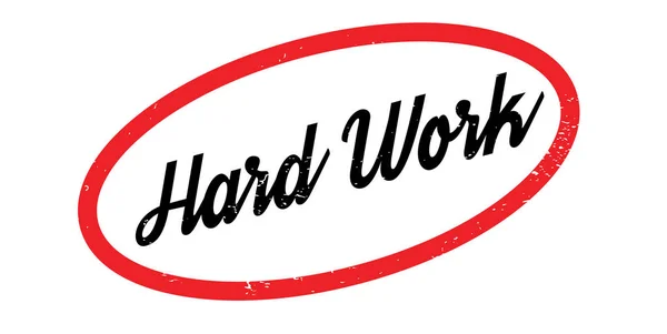 HARD WORK Timbre en caoutchouc — Image vectorielle