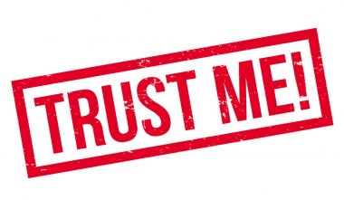 Güven bana lastik damgası